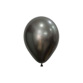 Mini 12cm Silk Midnight Grey Balloons